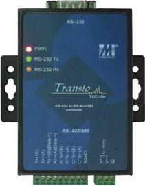 Actual product image Moxa TCC-100 RS-232 RS-422/485 Black (RS-232)