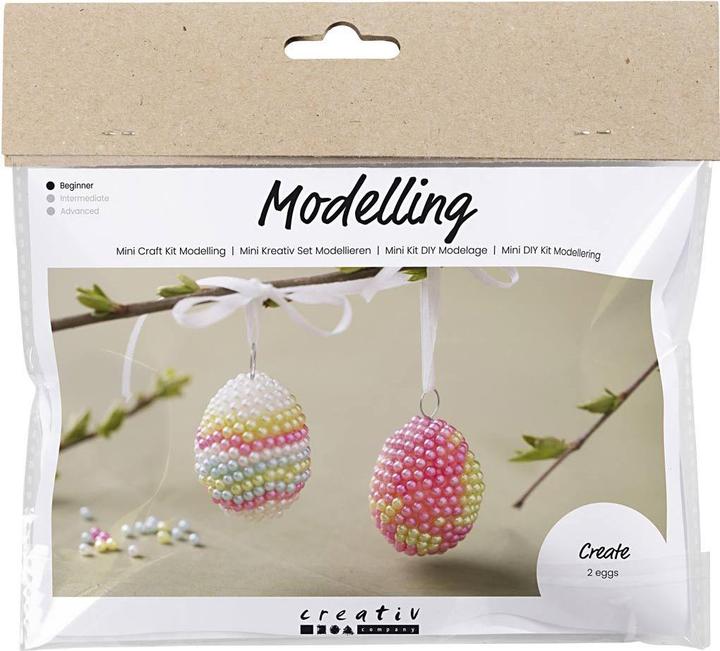 Creativ Company Modelling set Easter eggs pastel colours