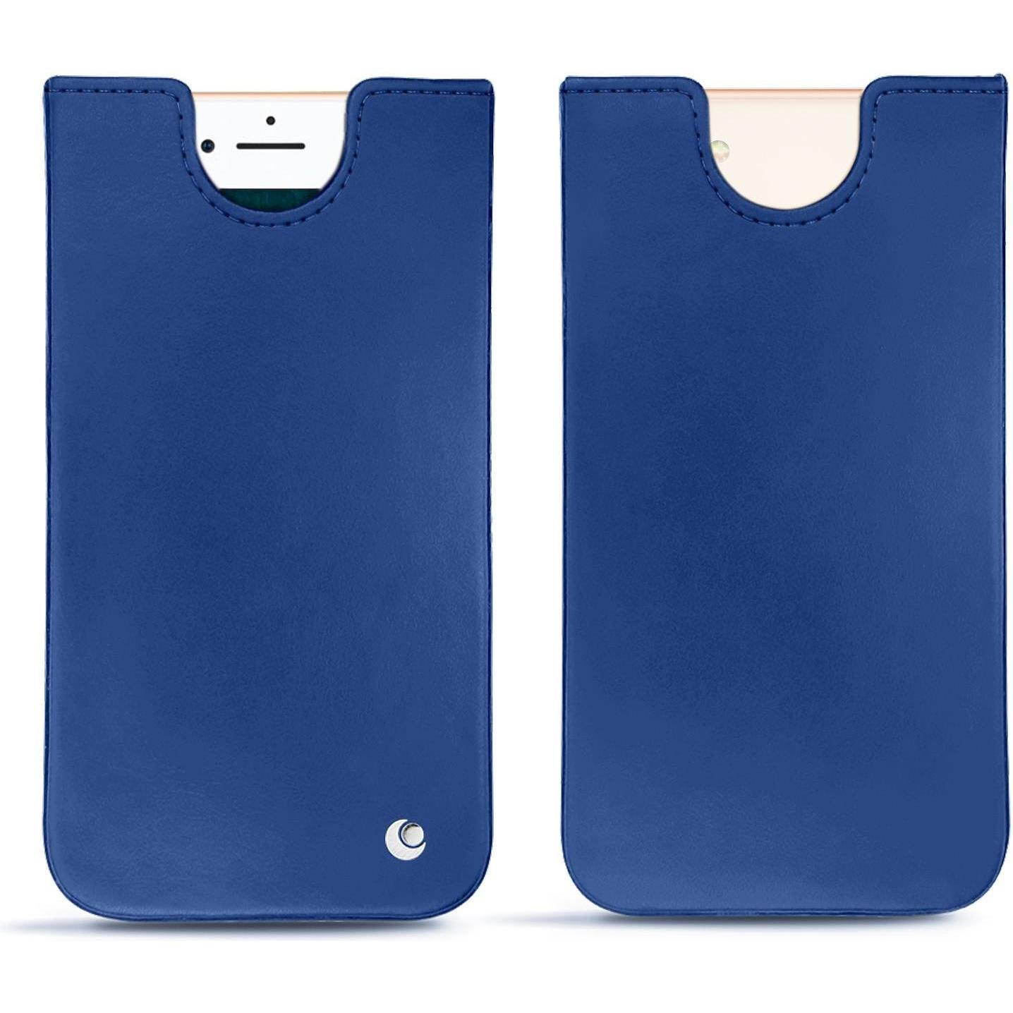 Noreve Lederschutzhülle (Apple iPhone 7), Smartphone Hülle, Blau