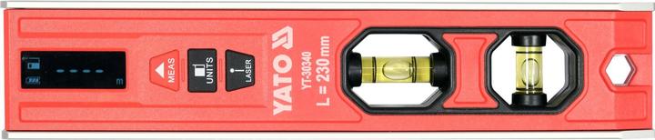 Actual product image Yato Poziomnica Torpedo Z Dalmierzem Laserowym 230mm (2 cm)