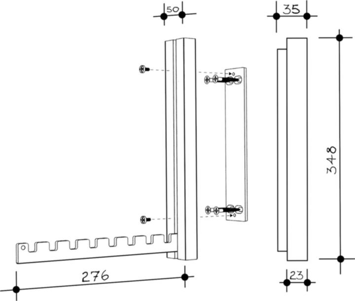 Productafbeelding Odin PI scharnierende haak
