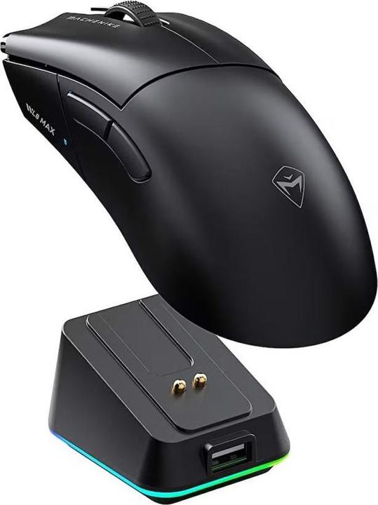 Actual product image Machenike Other L8 Max Wireless Gaming Mouse - Black (Cable, Wireless)