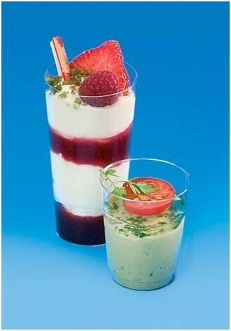 Produktbild Duni Plastikglas 4 cl transparent - (50 stk.) (50x)