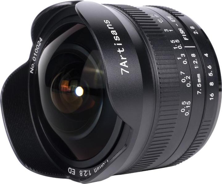 Image du produit 7artisans 7.5 mm F/2.8 Fisheye Mark II (Fujifilm X, APS-C / DX)