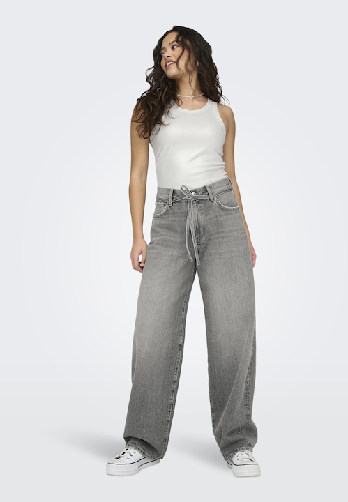 Immagine prodotto Only ONLGIANNA Jeans a vita media con taglio a palloncino e vestibilità dritta (32)