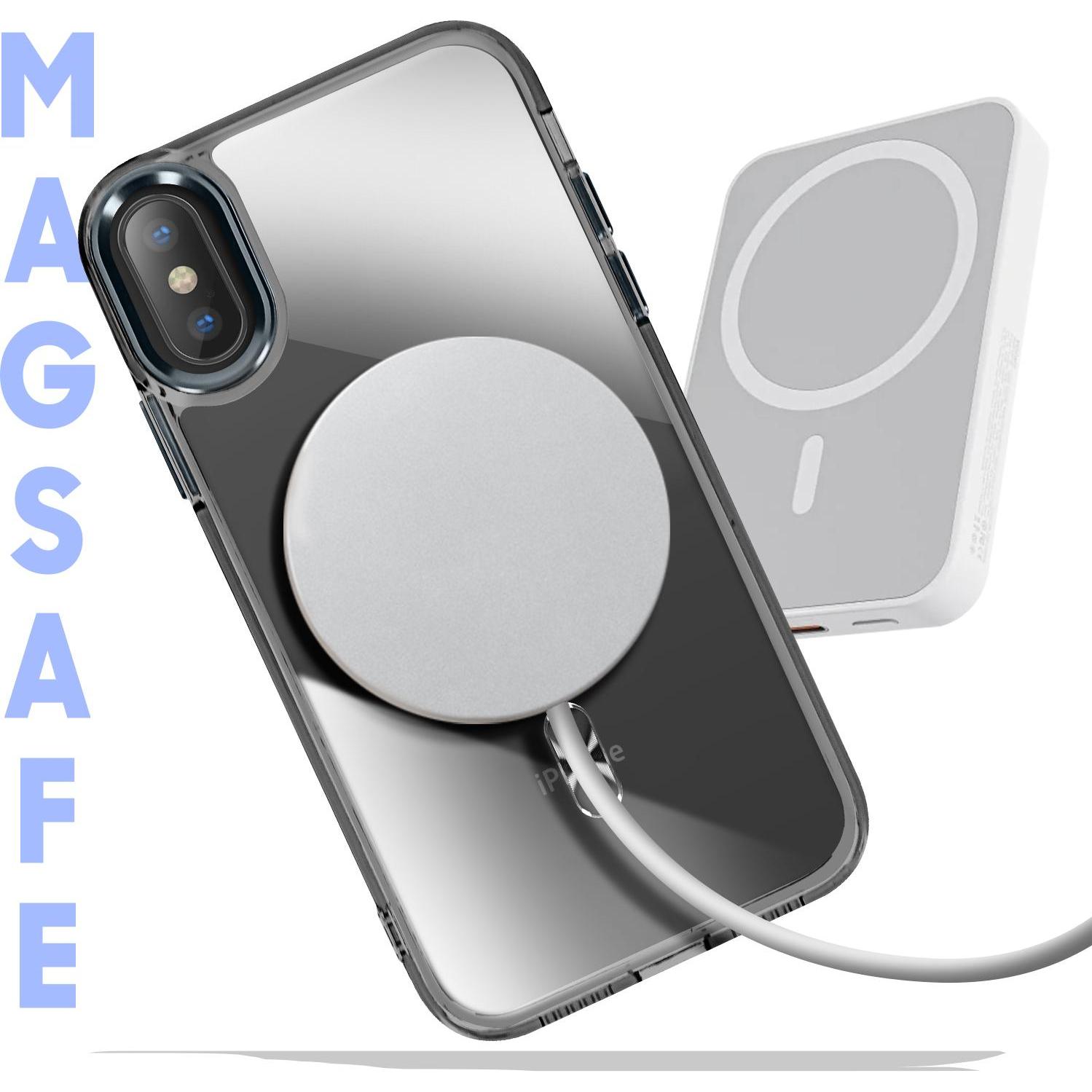 Thumbnail - Avizar Cristal Color Case (Apple iPhone XS), Smartphone Hülle, Schwarz