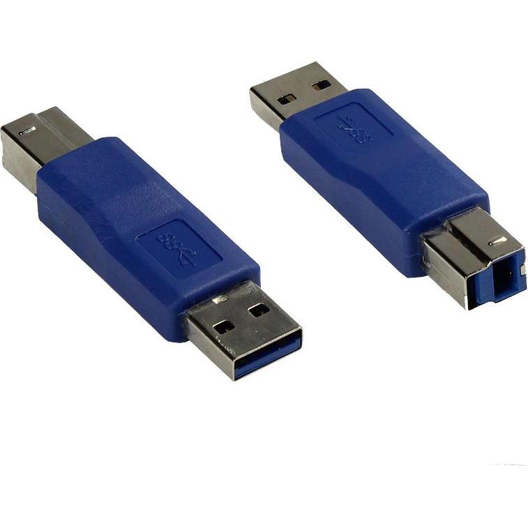 Good Connections Interfaccia/adattatore per cavo USB-AD34 USB-A USB-B blu, Cavo USB