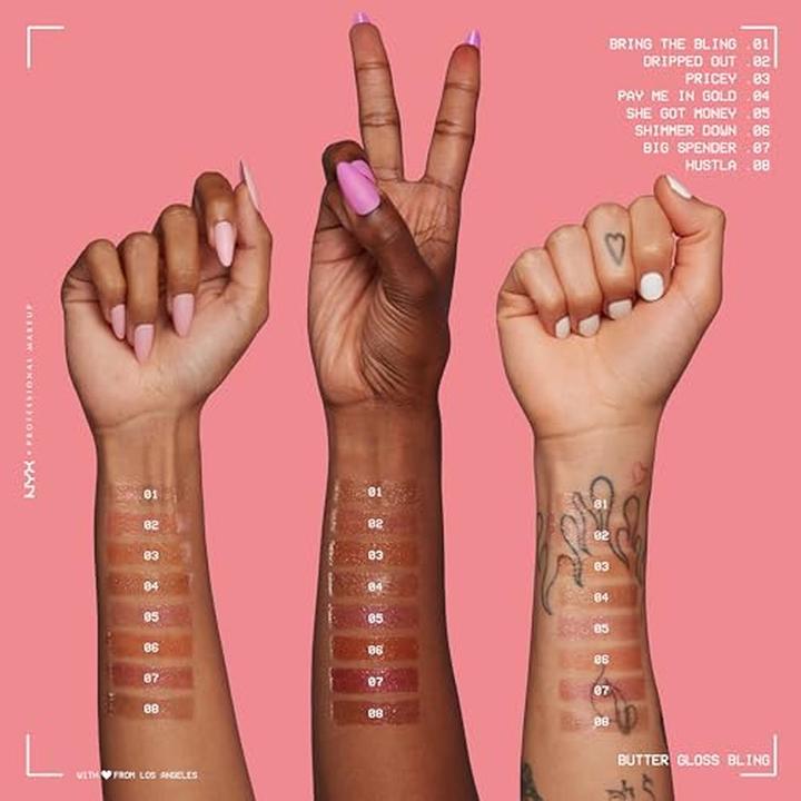 Image du produit NYX Professional Make-Up Butter Gloss Bling (03 Pricey)