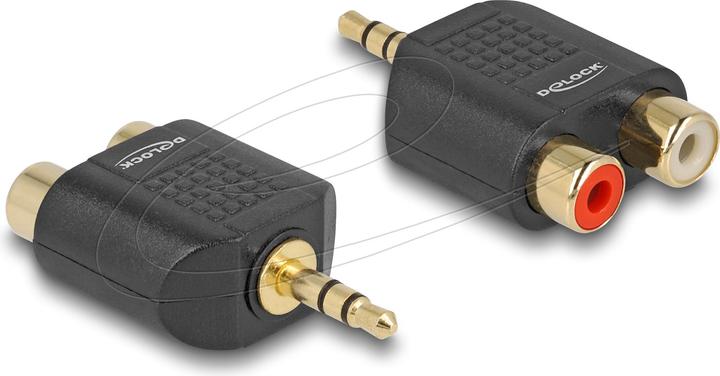Produktbild Delock Adapter Audio Klinke 3,5 mm 3 Pin Stecker > (Winkeladapter)