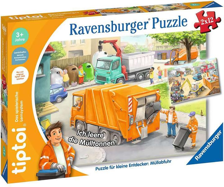 Immagine prodotto tiptoi Puzzle per piccoli esploratori: Garbage collection (12 pezzi)
