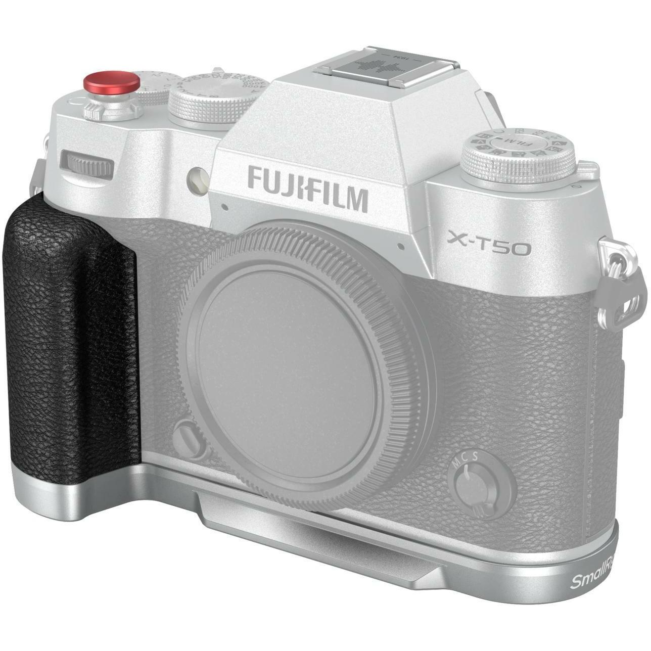 SmallRig 4713 Silicone L Shape Handle for X T50 (Silver) (Griff), Video Zubehör, Silber