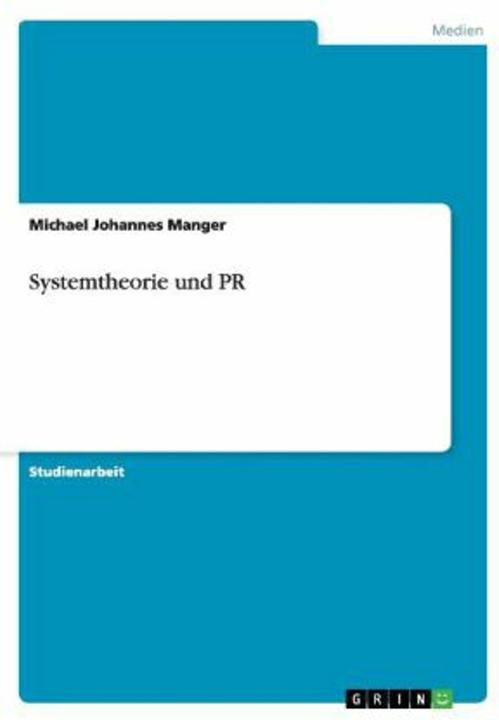 Produktbild Systemtheorie und PR (Deutsch, 2008)