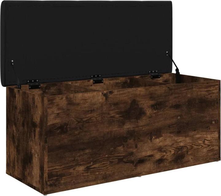 Immagine prodotto VidaXL Panca con contenitore in rovere fumé 102x42x45 cm (102 cm)