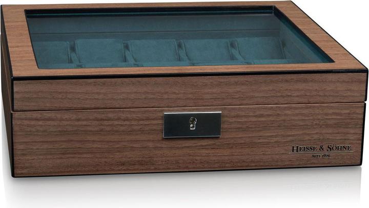 Produktbild Heisse & Söhne Uhrenbox Borneaux 10+ Wallnuss