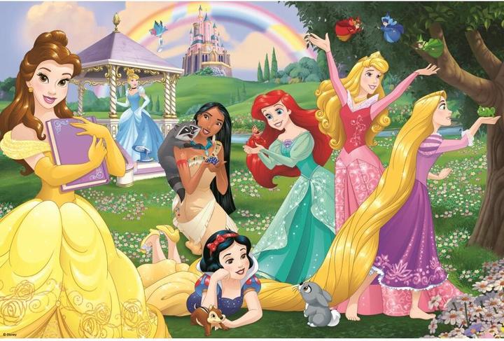 Produktbild Trefl Doppelseitiges Puzzle 24 Elemente Super Maxi Disney Merry Princesses 3in1 (24 Teile)