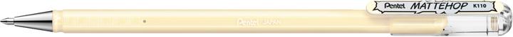 Actual product image Pentel Mattehop gel pen ivory 0.5 mm, writing colour: white, 1 pc. (Ivory, White, 1x)