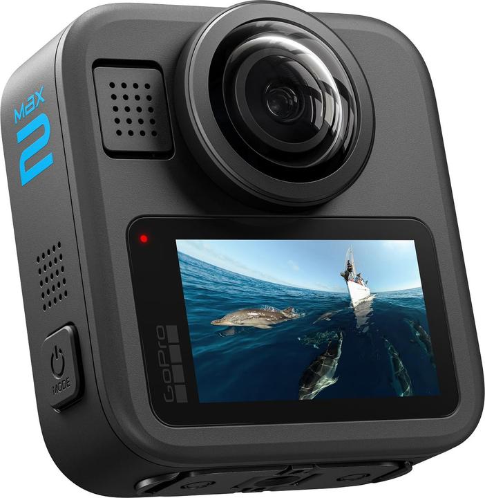 Actual product image GoPro MAX2 360 Action Camera + Accessories Bundle (Bluetooth, GPS, Wi-Fi)