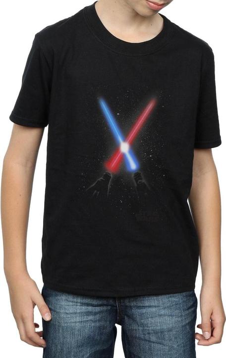 Actual product image Star Wars Boys Crossed Lightsabres T-Shirt (140, 146)