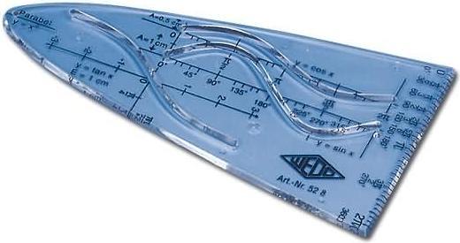 Produktbild Wedo Parabel 3 Kurven (12.40 cm)