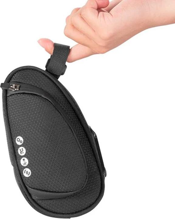 Actual product image Rockbros C40 bicycle bag under the saddle - black (1.20 l, Frame bag)