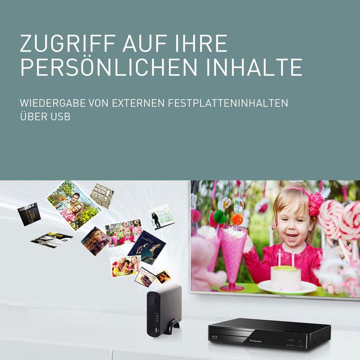 Produktbild Panasonic Dmp-Bdt167 (1 GB, Blu-ray Player, DVD Player)