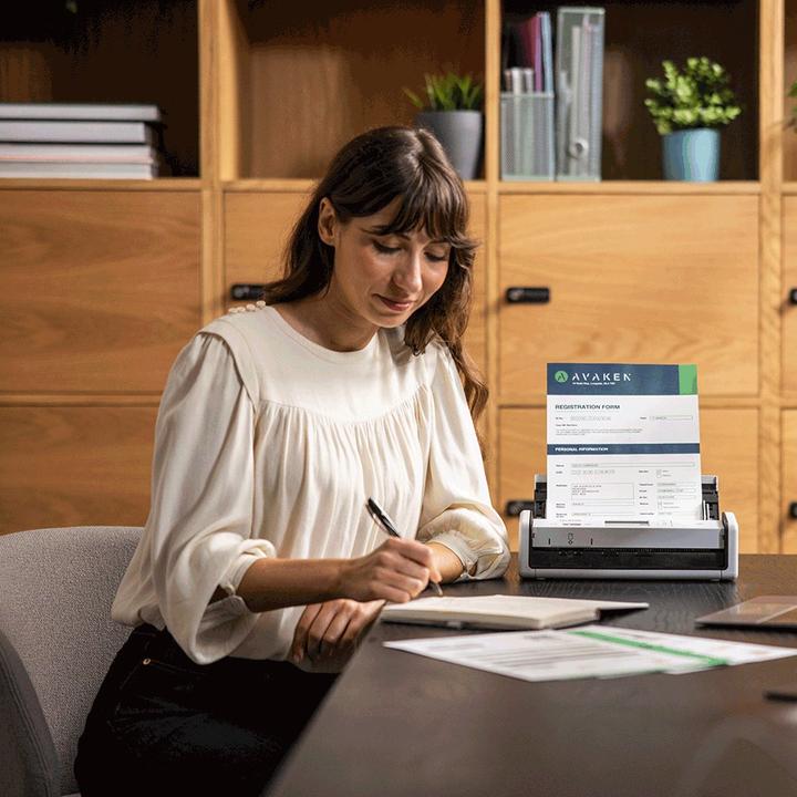 Actual product image Brother ADS-1800W30 ppm ADF 20 f (USB, WLAN, Wi-Fi Direct)