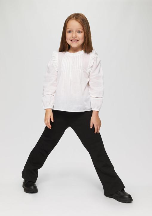 Image du produit S.Oliver Bluse Bluse mit Lochstickerei und Rüschen (140)