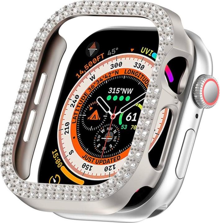 Produktbild Cover-Discount Apple Watch 10 - 46mm - Glitzer Strass Schutz Case