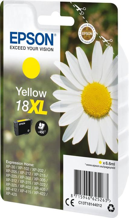 Immagine prodotto Epson 18XL Claria Home (Y)
