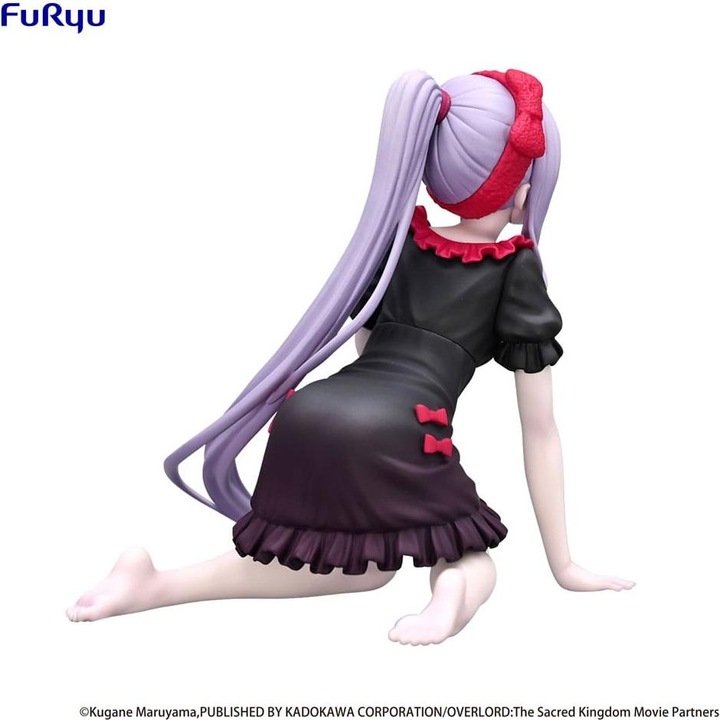 Actual product image Furyu Overlord Noodle Stopper PVC Statue Shalltear Loungewear Ver. 9 cm