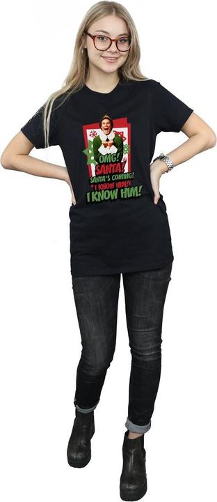 Immagine prodotto Elf OMG Santa Maglietta Ampia Donna (XXL)