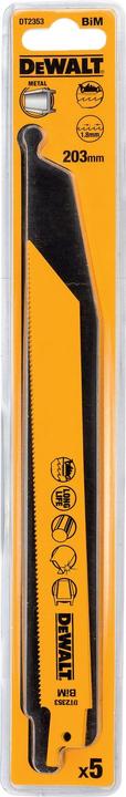 Productafbeelding DeWalt brzeszczot co 1,8x203mm