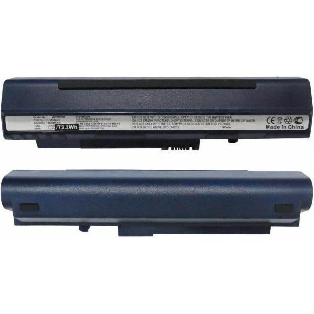 CoreParts Laptop Battery for Acer (1 Zellen, 6600 mAh), Notebook Akku, Blau