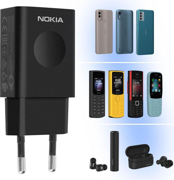 Image du produit Nokia CH-35E Adaptateur secteur avec port USB (5 W)
