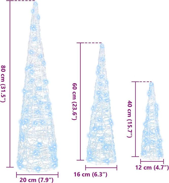Actual product image vidaXL Weihnachtsdekoration