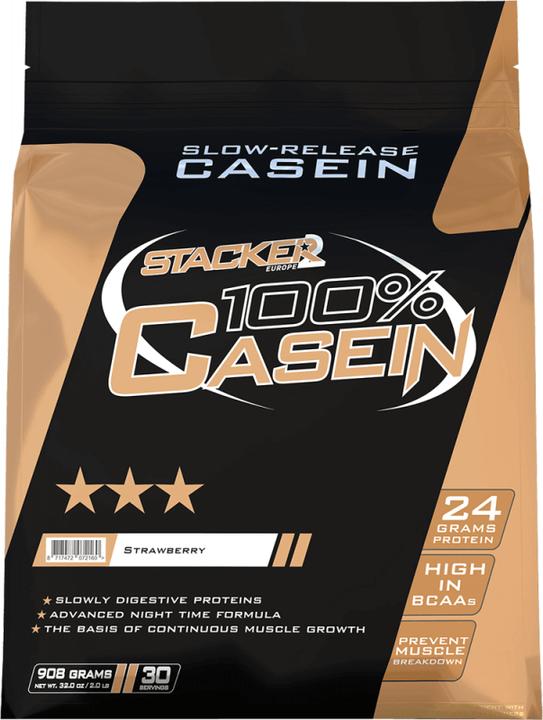 Produktbild Stackers 100% Casein (908g) (908 g, Erdbeere)