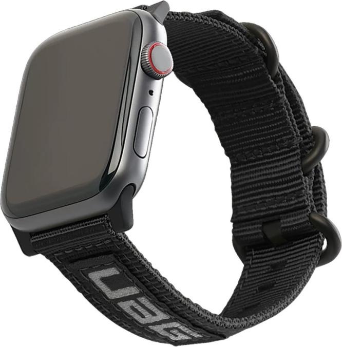 Actual product image UAG Nato Eco Strap Apple Watch 42/44mm black. (Apple Watch)