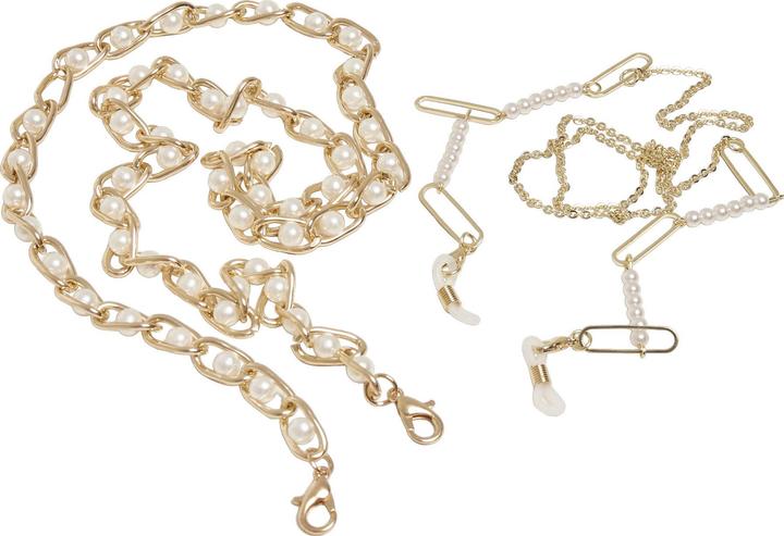 Immagine prodotto Urban Classics Catena multifunzionale con perle 2-Pack (100% Ferro, Array)