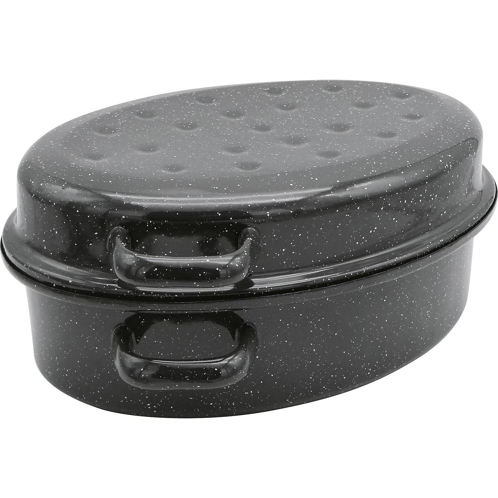 Krüger Gänsebräter, Pfanne + Kochtopf, Schwarz