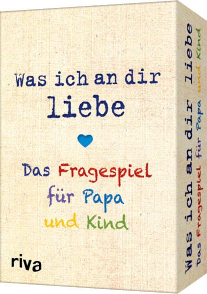 Actual product image Was ich an dir liebe – Das Fragespiel für Papa und Kind (German, riviera publishing house, 2021)