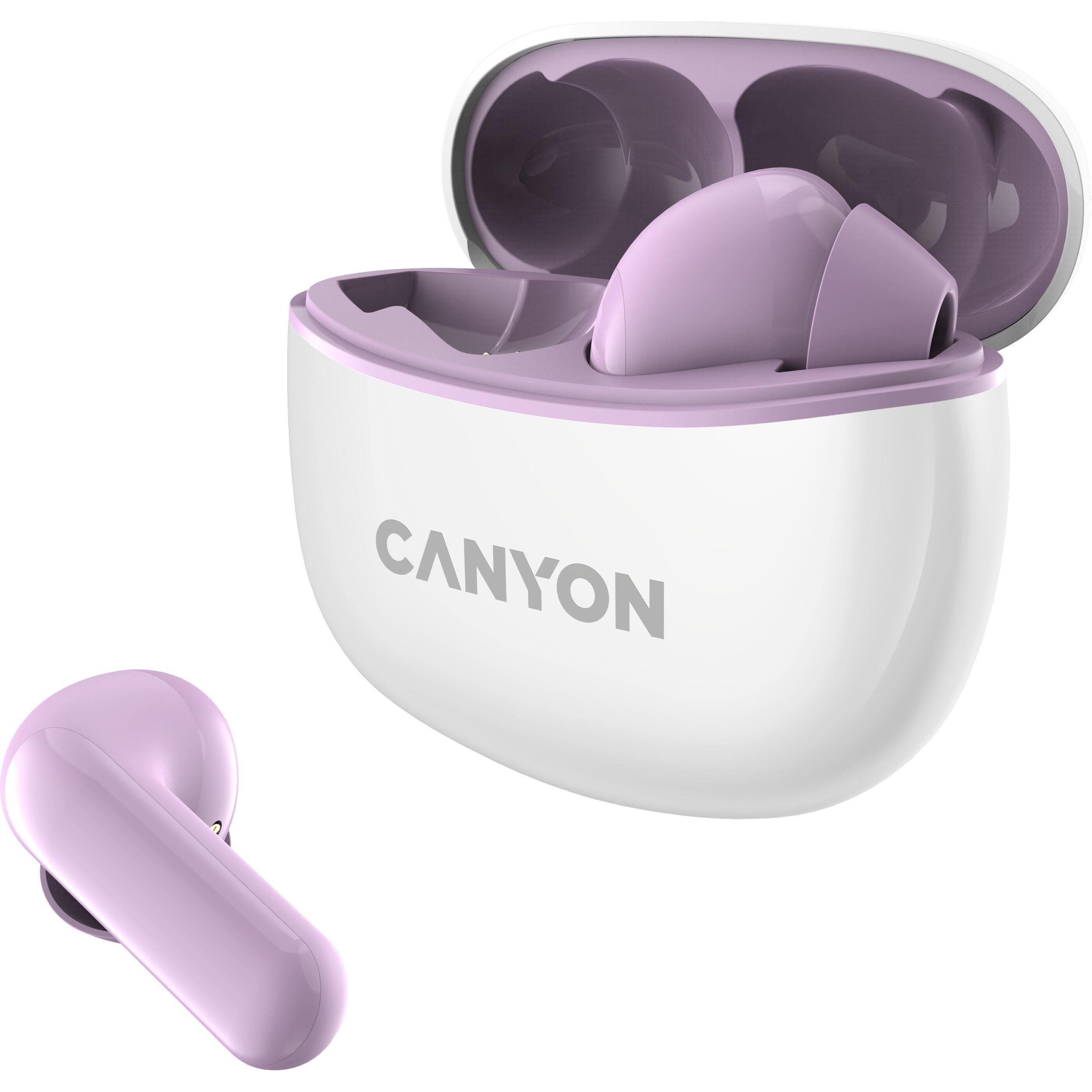 Canyon TWS-5 (keine Geräuschunterdrückung, 7.50 h, Kabellos), Kopfhörer, Violett
