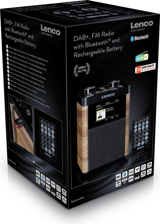 Image du produit Lenco PDR-060WD (DAB+ DAB, FM, Bluetooth)
