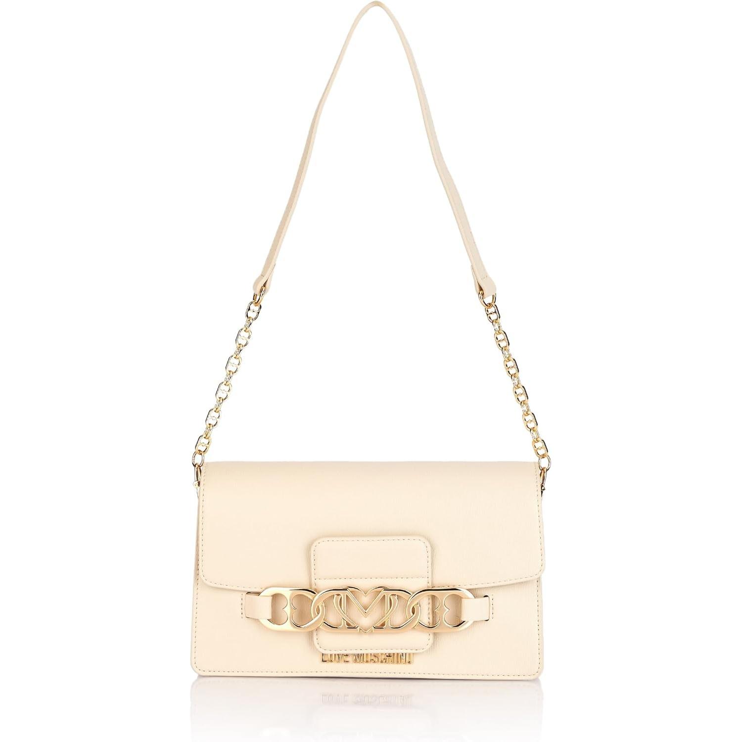 Love Moschino, Vrouwen, Handtas, Schultertasche für Damen, Wit