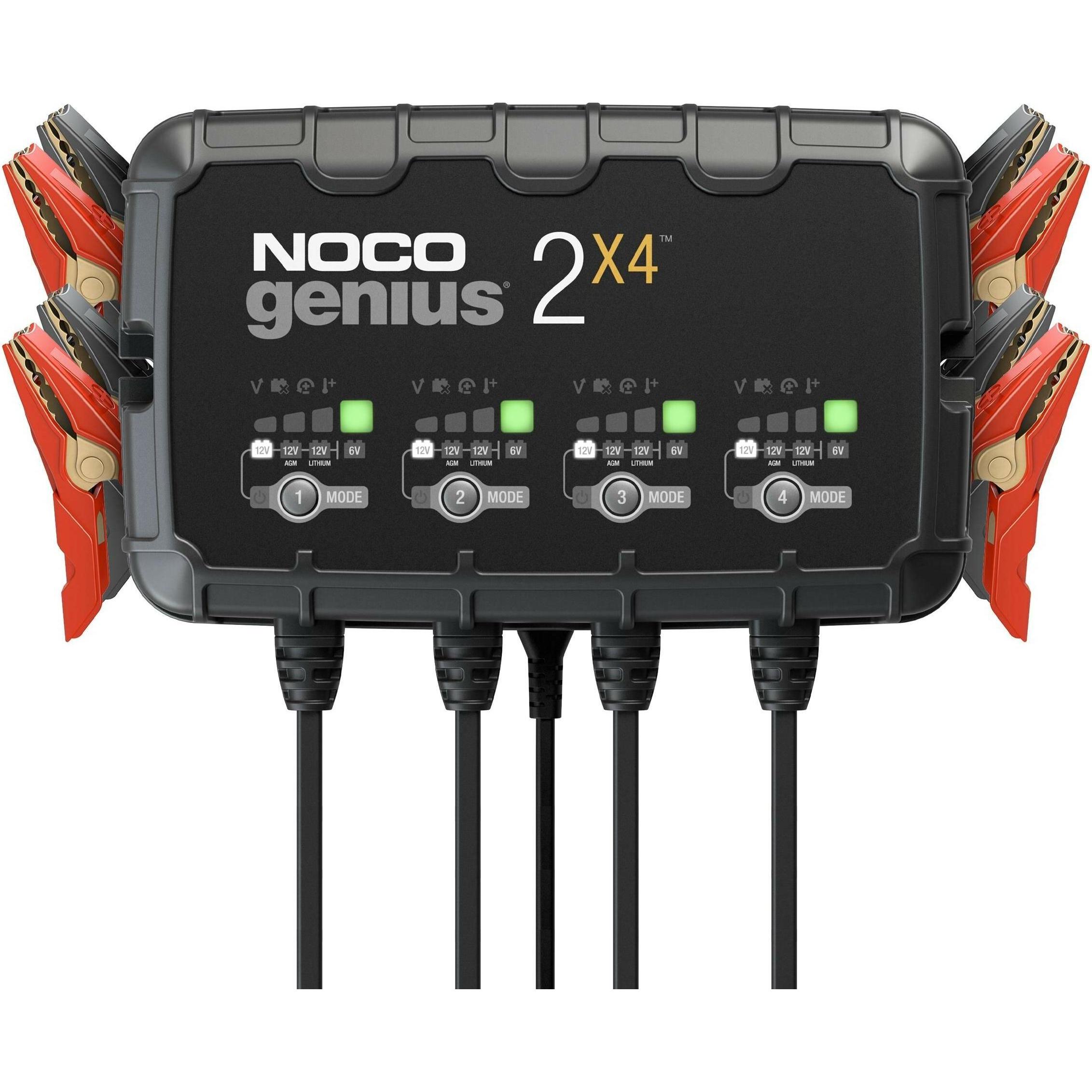 Noco, Batterieladegerät, Genius 2X4 (12V, 6V, 12 A)