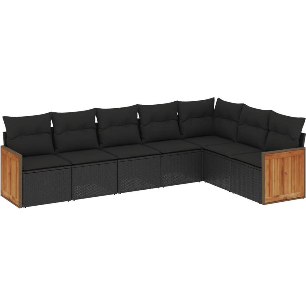 VidaXL, Gartenlounge, 10-tlg. Garten-Lounge-Set mit Kissen