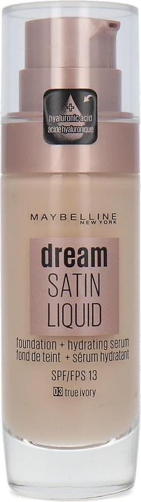 Immagine prodotto Maybelline New York Dream Satin Liquid Foundation 03 True Ivory 30ml (03 Avorio vero)