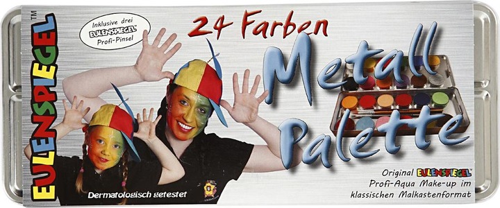 Actual product image Eulenspiegel 24 colors metal palette