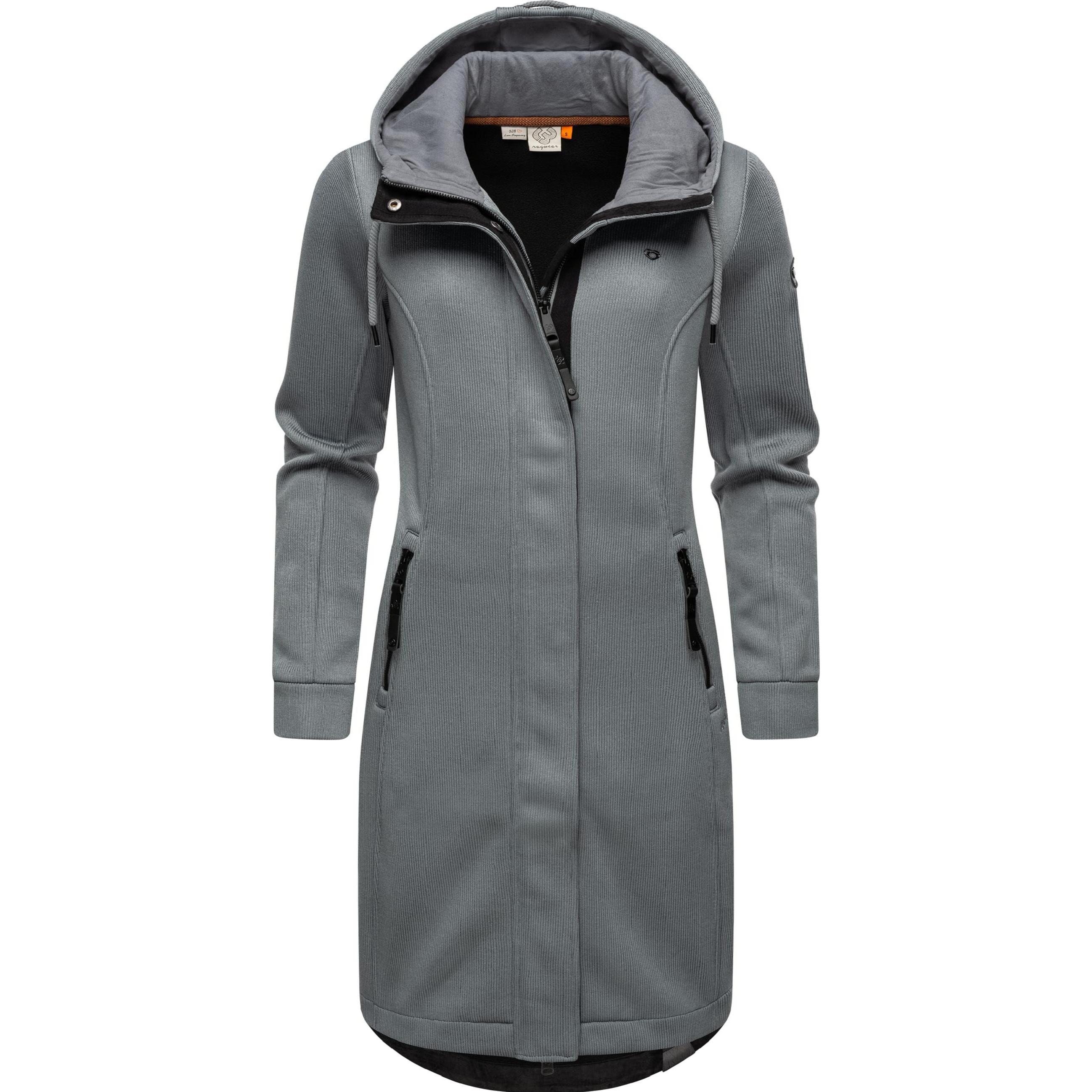 Ragwear, Damen, Jacke, Letti Long Bonded (S), Grau, S
