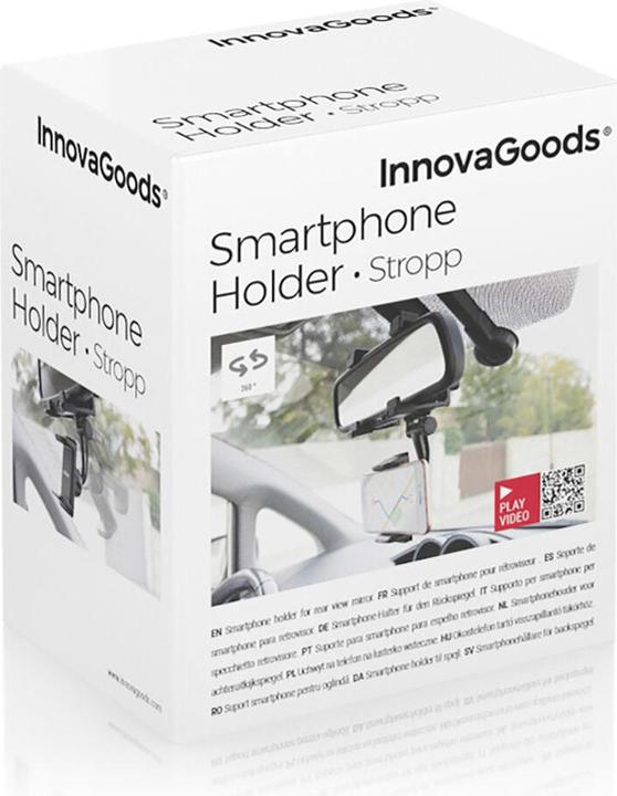 Actual product image InnovaGoods Mobile phone holder for the car - for rear-view mirrors