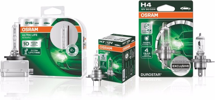Actual product image Osram Ultra Life (H4)